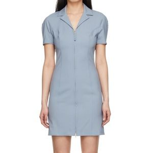 NWT Jacquemus La Robe Tangelo "Le Splash" Cutout Back Dress